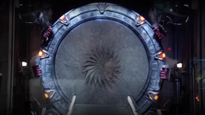 Stargate with the iris closed
