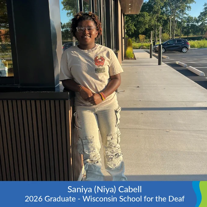 2026 Wisconsin School for the Deaf graduate, Niya Cabell!