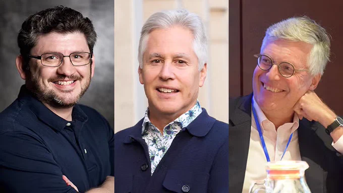 (L-R) Roberto Abraham, John Borrows and Nicholas Terpstra (photos by May Truong and supplied images)