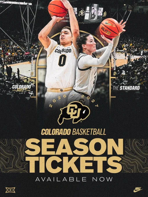 Colorado Basketball season tickets are available now 