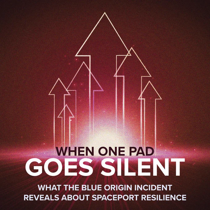 What happens when a launch pad suddenly goes silent?

As launch cadence increases and space becomes more integrated into commerce, national security, communications, and exploration, the resilience of our spaceport infrastructure becomes increasingly important.

Recent events at Cape Canaveral serve as a reminder that launch operations depend on more than rockets. They rely on a limited network of specialized facilities, infrastructure, workforce, and supply chains working together to support access to space. When one critical node experiences disruption, the effects can ripple across missions, customers, and schedules throughout the industry.

In this latest GSA article, When One Pad Goes Silent, we explore why redundancy, infrastructure investment, geographic diversity, and a stronger network of spaceports are essential to supporting the future of space transportation.

🚀 Read the article: https://www.globalspaceportalliance.com/when-one-pad-goes-silent/

#Spaceports 