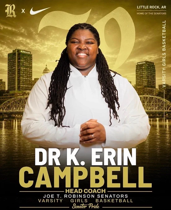 Dr. K. Erin Campbell named head Lady Senators basketball coach. 