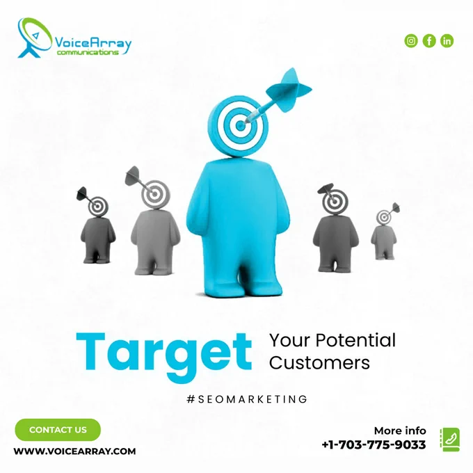 marketing target symbol, AI call answering, business growth concept, customer targeting image,