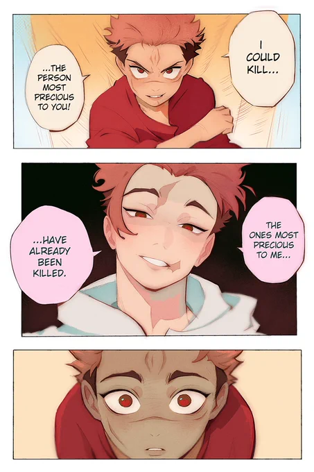 Itadori Yuji, Sukuna, Modulo, that one Naruto's scene redraw
