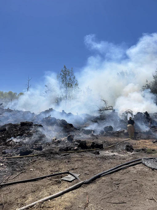 Fire scene