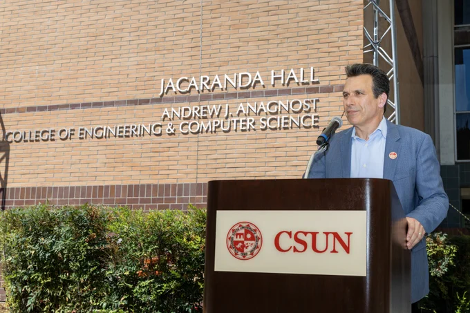 ​​​​CSUN alumnus and Autodesk, Inc., president and CEO Andrew Anagnost donated $20 million to the university in fall 2025 to support the education and career development of future engineer​s.