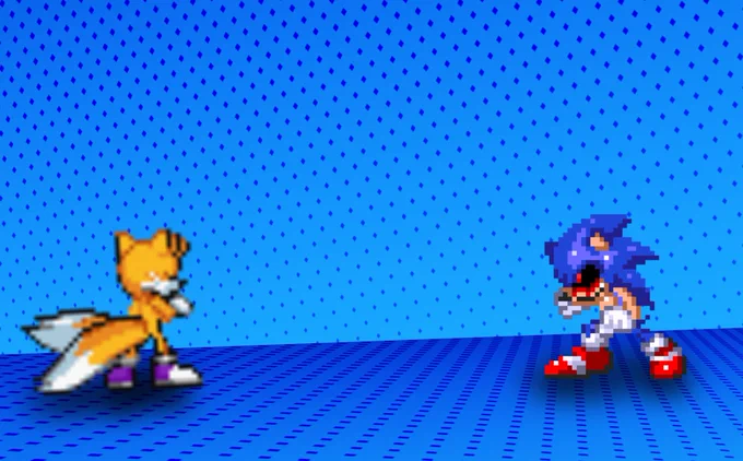 Crimson X is unaware that Tails is talking about actual entities.