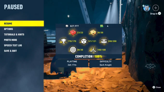 LEGO Batman: Legacy of the Dark Knight | 100% Completion