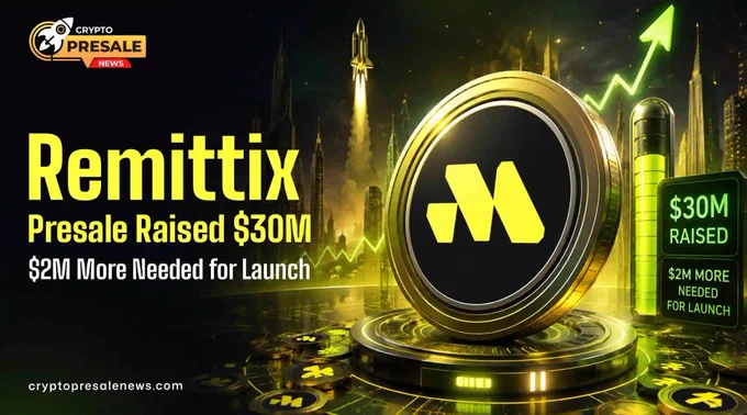 Remittix Hits $30M, $2M More to Launch!

Project entering its final stage! With $30M already secured,
Remittix is just $2M away from wrapping up the round and revealing its highly anticipated TGE schedule.

#CryptoPresale #Remittix #CryptoNews #TGE #CryptoInvesting #Altcoins