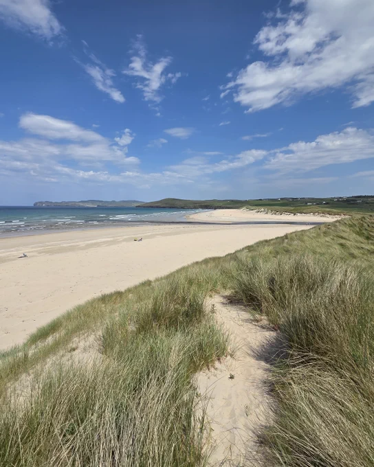 View from Falcarragh Beach in West Donegal.