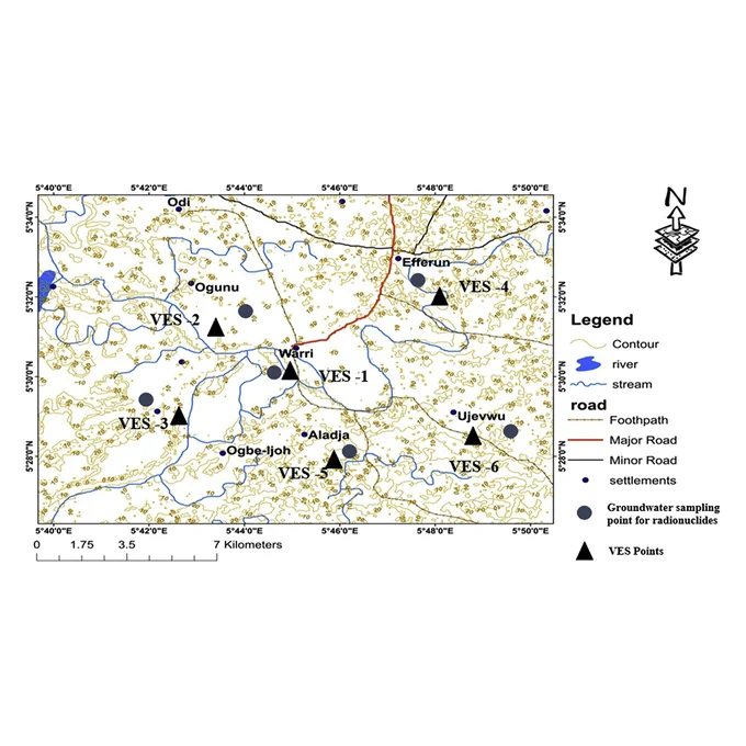 Integration of geophysical and radiological assessment of solid waste diposal impact on groundwater and human health in Southern Nigeria
