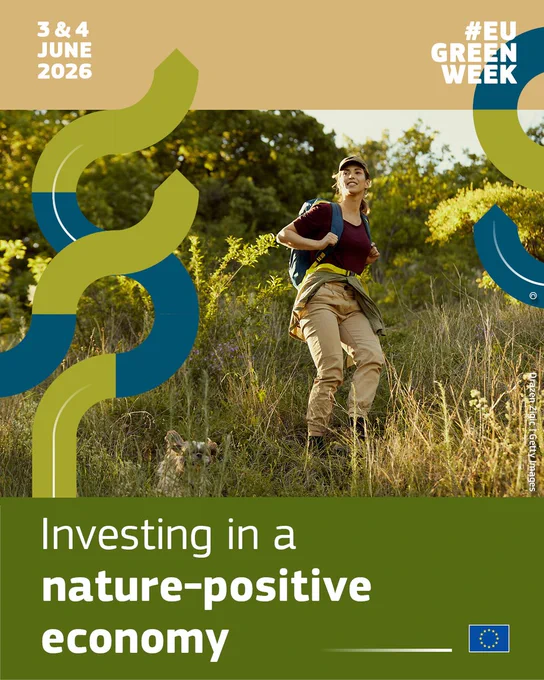 #EUGreenWeek
3 & 4 June 2026
Investing in a nature-positive economy