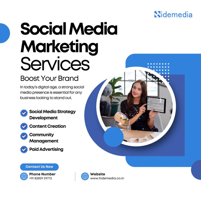 🚀 Boost Your Brand with Powerful Social Media Marketing!

In today's competitive digital world, having a strong social media presence is no longer optional—it's essential. Whether you're a startup, local business, or established brand, the right social media strategy can help you connect with your audience, increase engagement, and drive real business growth.

At Hidemedia, we help businesses stand out through:

✅ Social Media Strategy Development
✅ Creative Content Creation
✅ Community Management
✅ Paid Advertising Campaigns

Our goal is simple: help your brand reach the right audience, build trust, and generate measurable results.

Ready to take your online presence to the next level? Let's create a social media strategy that works for your business.

#SocialMediaMarketing #DigitalMarketing #BrandGrowth #ContentMarketing #SocialMediaStrategy #PaidAdvertising #BusinessGrowth #MarketingAgency #OnlineMarketing #Hidemedia #DigitalSuccess #BrandAwareness #LeadGeneration #MarketingSolutio