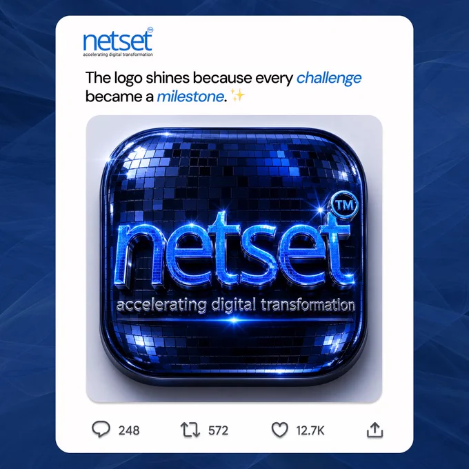 ✨𝐓𝐡𝐞 𝐍𝐞𝐭𝐒𝐞𝐭 logo shines because every challenge became a milestone.