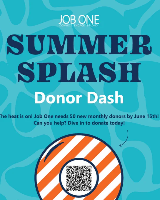 Summer Splash Donor Dash QR Code 
