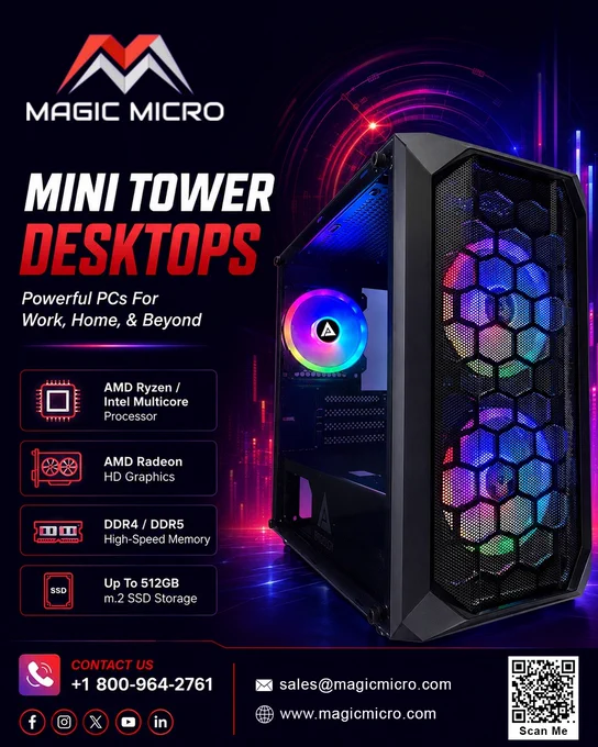 Mini Tower Desktops - Powerful PCs for Work, Home, and Beyond