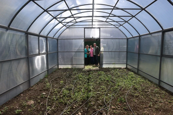 At the Toliskuri Daycare Centre, solar power, rainwater irrigation, and environmental learning are creating new opportunities for children with disabilities.
Photo: UNDP | Irakli Dzneladze