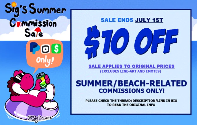 Sig's Summer Comm Sale