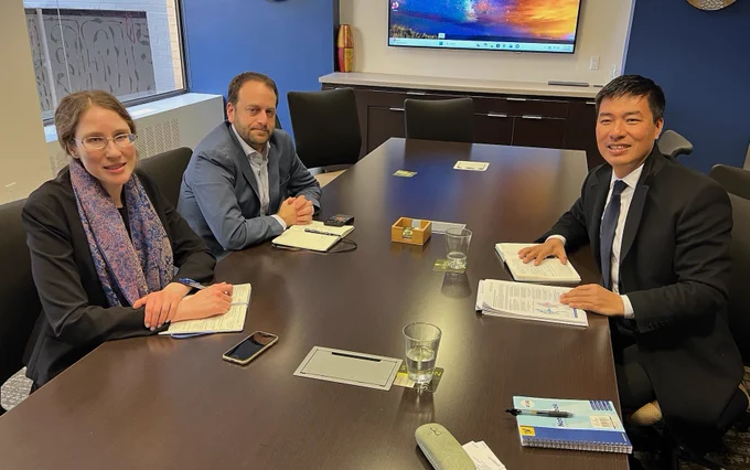 Dr Sasa meeting with The Stimson Center