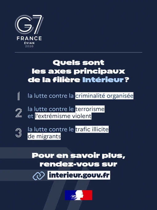 Quels sont les axes principaux de la filière Intérieur ? La lutte contre la criminalité organisée, la lutte contre le terrorisme violent et la lutte contre le trafic illicite de migrants. Pour en savoir plus, rendez-vous sur www.interieur.gouv.fr