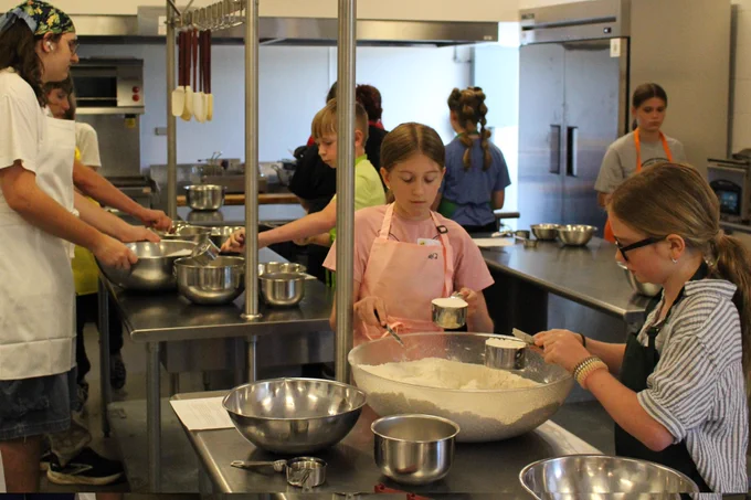 Students participate at CTE Camp.