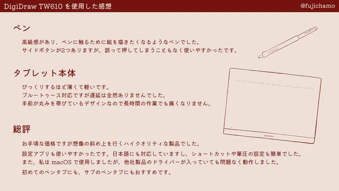 TW610 のレビュー画像です。