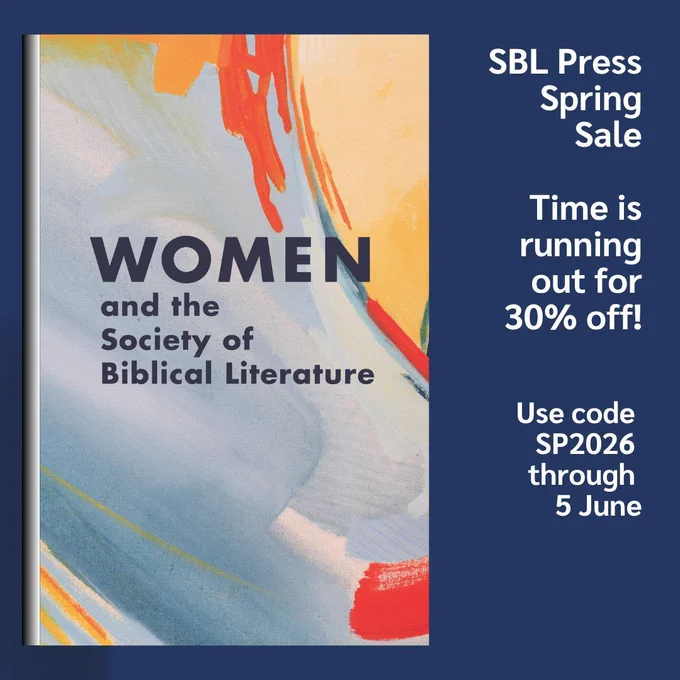 SBL Press Spring Sale

Time is running out for 30% off!

Use code SP2026 through 5 June

Book cover of Women and the Society of Biblical Literature edited by Nicole L. Tilford