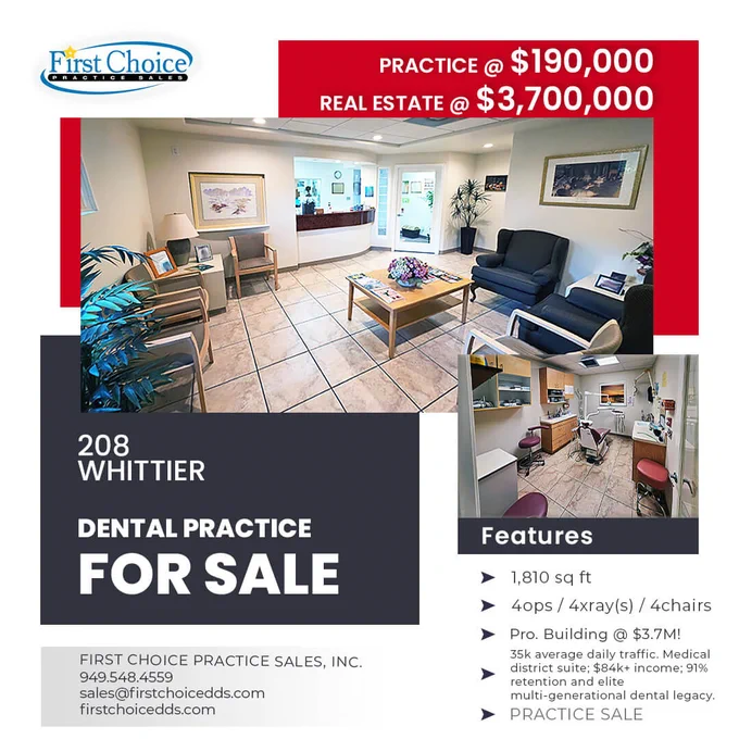 208 Whittier - Los Angeles Dental Practice for Sale