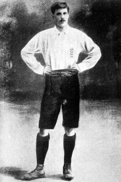 Vivian Woodward in England Football kit pre WWI.