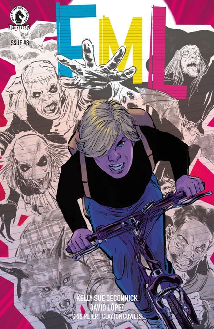 Variant cover of FML issue #8, illustrated by Phil Jimenez