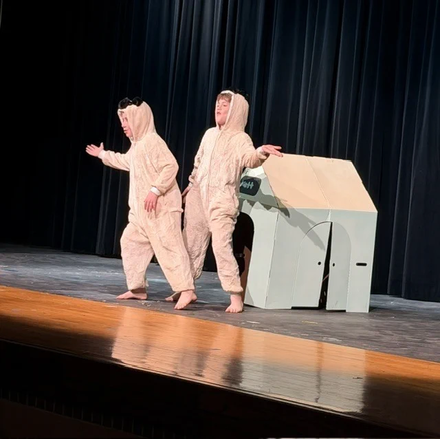 BAMS students dance for the, "One Last Lip Sync" night. 
