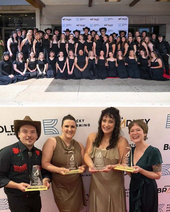McCracken County High School's production of Oklahoma! earned statewide recognition at the Kentucky Performing Arts Bradley Awards, bringing home:  ⭐ Outstanding Technical Execution ⭐ Outstanding Dance Execution ⭐ Outstanding Ensemble Performance ⭐ Best Supporting Actor – Emmett Rathgeber ⭐ Best Supporting Actress – Clara Pierce ⭐ Best Leading Actor – Jack Nelson ⭐ Best Overall Musical Production
