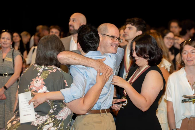Candid photo from FSU's Spring 2026 honor medallion award ceremony.