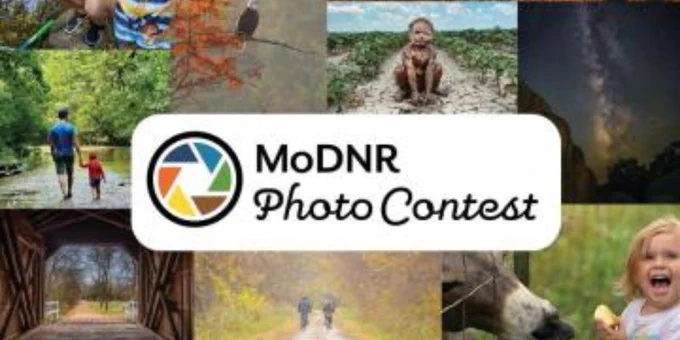 Collage of nature and outdoor moments including children playing, wildlife, scenic landscapes, and people enjoying natural settings.