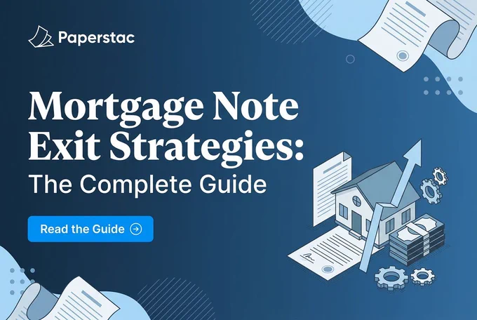 Mortgage note exit strategies