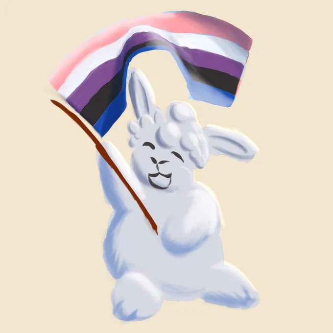 Gender fluid bun bun