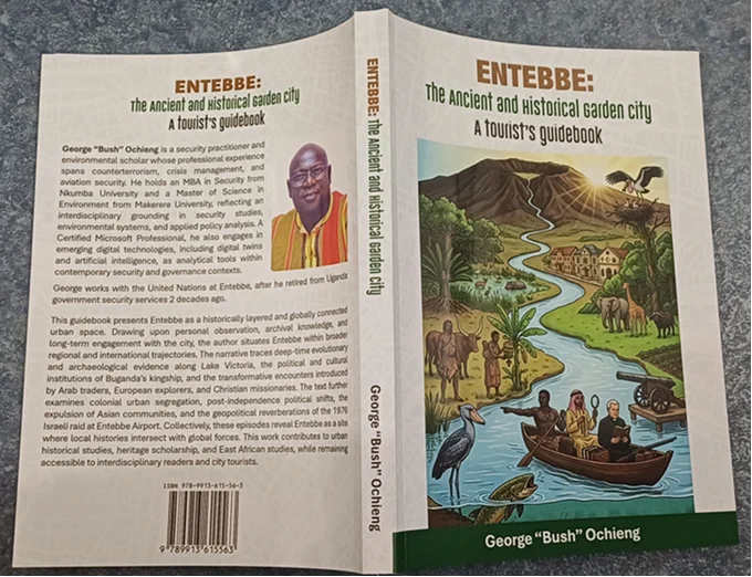“Entebbe: The Ancient and Historical Garden City” is a definitive account of Entebbe’s past by analyst George Bush Ochieng. Drawing from archaeology, oral tradition, and historical records, the book traces Entebbe’s story-from Kintu and Buganda kingship to colonial segregation, the Asian expulsion, and the Entebbe hostage rescue. Foreword by renowned conservationist and tourism leader Lilly Ajarova.
Discover Entebbe beyond the airport. This text reveals the town’s origins, culture, colonial legacy, and global moments that shaped Uganda’s history. A must read for heritage lovers.
#HistoricalEntebbe #UgandaHeritage #AfricanHistory #EntebbeGardenCity #CulturalTourism #UgandaTourism #AfricanAuthors
