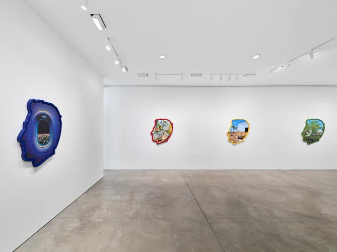 Installation view, Alex Israel: Where is My Mind?, Pace Prints, 2026.