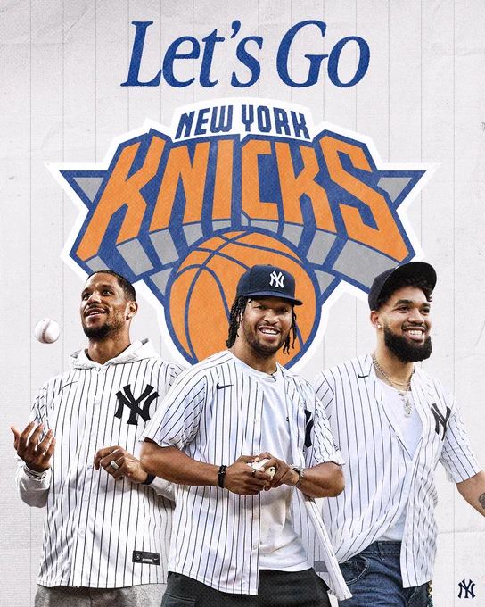 Let’s go Knicks! 

Photos of Josh Hart, Jalen Brunson, and Karl-Anthony Towns