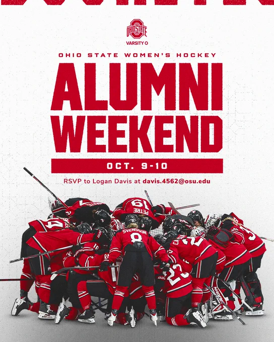 Ohio State women's hockey alumni weekend Oct. 9-10