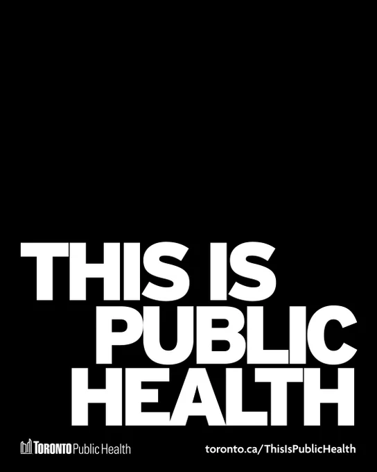 On a black background in bold, white text, ‘This Is Public Health’. 
