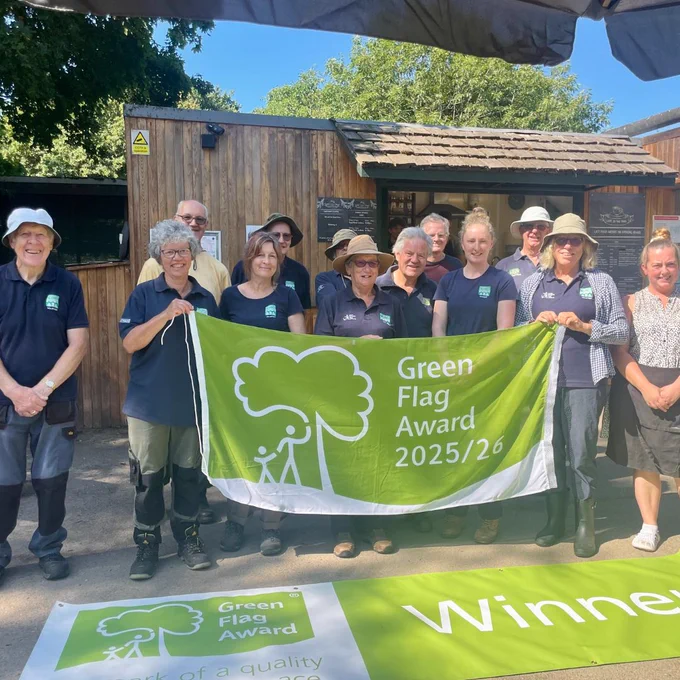 The Haysden Country Park team announce accreditation with Green Flag status in 2025/6