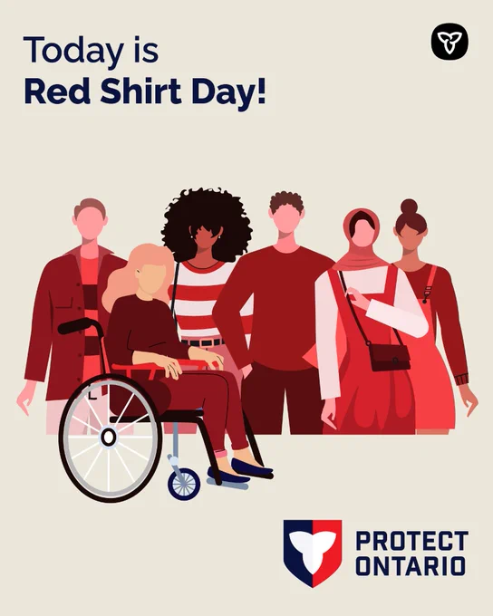 Today is Red Shirt Day