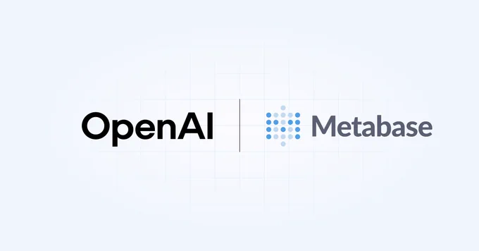 OpenAI and Metabase logos.