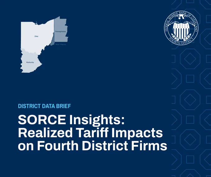 “District Data Brief—SORCE Insights: Realized Tariff Impacts on Fourth District Firms”