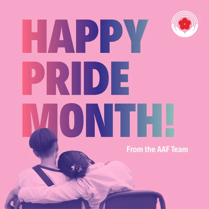 Happy Pride Month! 
From the AAF Team