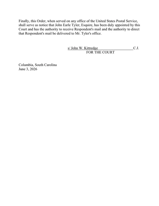 Page 2 of the order 2026-06-03-01