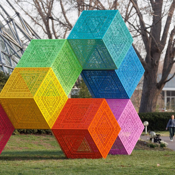 Art sculpture "Tessellations" 