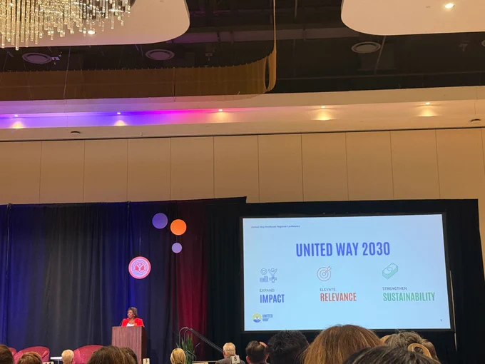 Rosie Allen-Herring, UWW Interim President & CEO opening speech.