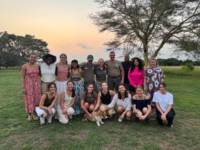 Sustainable development students and Wild Tomorrow staff on the last day of the capstone workshop in Rwanda. Credit: Lylia Saurel